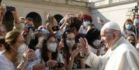 Papa Francisco publicará encíclica no dia em que a Igreja celebra o santo que o inspirou  Foto: ANSA / Ansa - Brasil