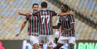 Nenê não estará em campo contra o Sport e será poupado de olho no jogo com o Atlético-GO pela Copa do Brasil (LUCAS MERÇON / FLUMINENSE F.C.)  Foto: Lance!