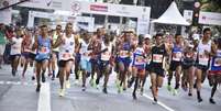 Edição do ano passado da São Silvestre  Foto: Sergio Shibuya - STR / Gazeta Press