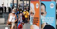 Pessoas caminham com máscaras de proteção em Marselha
17/09/2020 REUTERS/Eric Gaillard  Foto: Reuters