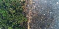 Vista aérea da Amazônia após queimadas perto de Apuí, no Amazonas
11/08/2020
REUTERS/Ueslei Marcelino/File Photo  Foto: Reuters