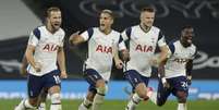 Tottenham buscou empate no fim e conseguiu a vaga na disputa de pênaltis (AFP)  Foto: LANCE!