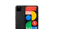 O novo smartphone topo de linha do Google, o Pixel 5, terá conectividade com a tecnologia 5G   Foto: Google / Divulgação