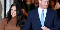  Harry e Meghan ao sair da Canada House, em Londres
 7/1/2020 REUTERS/Toby Melville  Foto: Reuters