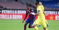 Dembélé entrou no segundo tempo da vitória do Barcelona sobre o Villarreal (Foto: Miguel Ruiz / Barcelona)  Foto: Lance!