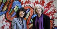 Microbiologista francesa Emmanuelle Charpentier e professora norte-americana Jennifer Doudna posam para foto em Oviedo, na Espanha em 2015
21/10/2015 REUTERS/Eloy Alonso  Foto: Reuters