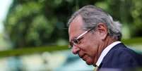Ministro da Economia, Paulo Guedes
05/10/2020
Brazil's Economy Minister Paulo Guedes is seen after a meeting with senator Marcio Bittar in Brasilia, Brazil, October 5, 2020. REUTERS/Ueslei Marcelino  Foto: Reuters