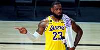 LeBron James está focado em conquistar o título para os Lakers  Foto:  Kim Klement-USA TODAY Sports / Reuters