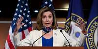 A presidente da Câmara dos Deputados,  Nancy Pelosi. 01/10/2020. REUTERS/Erin Scott. 
  Foto: Reuters