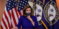 Presidente da Câmara dos Deputados dos EUA, Nancy Pelosi. 9/10/2020. REUTERS/Carlos Barria  Foto: Reuters