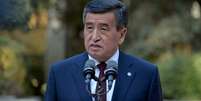 Sooronbay Jeenbekov renunciou à Presidência do Quirguistão
04/10/2020
Sultan Dosaliev/Serviço de Imprensa da Presidência do Quirguistão/Divulgação via REUTERS
  Foto: Reuters