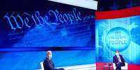Candidato democrata à Presidência dos EUA, Joe Biden, durante fórum realizado pela ABC
15/10/2020
REUTERS/Tom Brenner  Foto: Reuters