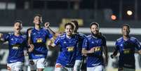 jogadores do Cruzeiro comemoram o gol da vitória contra o Operário (Foto: Gustavo Aleixo/Cruzeiro)  Foto: LANCE!