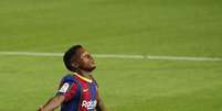 Ansu Fati, do Barcelona, comemora gol em partida contra o Villarreal
27/09/2020
REUTERS/Albert Gea  Foto: Reuters