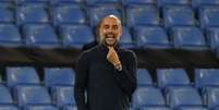 Guardiola vive momento ruim com Manchester City na temporada (Foto: TIM KEETON / POOL / AFP)  Foto: Lance!