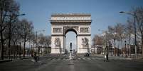 Arco do Triunfo, no centro de Paris
18/03/2020
REUTERS/Benoit Tessier  Foto: Reuters