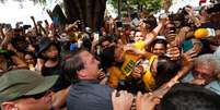 Bolsonaro causou novamente aglomeração em visita ao Maranhão  Foto: Alan Santos/PR