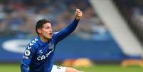James Rodriguez vai desfalcar o Everton pelo Campeonato Inglês  Foto: Catherine Ivill / Reuters