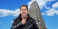 Fausto Silva mora em um dos prédios mais suntuosos e caros de São Paulo  Foto: Fotomontagem: Blog Sala de TV