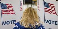 US voter at booth  Foto: Getty Images / BBC News Brasil