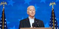 Joe Biden em Wilmington, no Estado norte-americano de Delaware
05/11/2020 REUTERS/Kevin Lamarque  Foto: Reuters