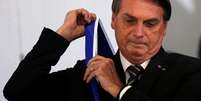 Presidente Jair Bolsonaro durante cerim&ocirc;nia no Pal&aacute;cio Itamaraty, em Bras&iacute;lia
22/10/2020 REUTERS/Adriano Machado  Foto: Reuters