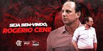 Rogério Ceni é o novo técnico do Flamengo  Foto: Reprodução/Twitter