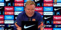 Ronald Koeman não quis comentar sobre possíveis reforços no mercado (Foto: Reprodução)  Foto: Lance!