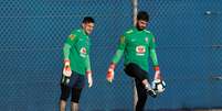 Goleiros Ederson e Alisson, da seleção brasileira
24/06/2019
REUTERS/Diego Vara  Foto: Reuters