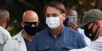 Bolsonaro chega para votar em se&ccedil;&atilde;o eleitoral no Rio de Janeiro
15/11/2020
REUTERS/Pilar Olivares  Foto: Reuters