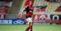 O volante Thiago Maia em ação pelo Flamengo (Foto: Alexandre Vidal / Flamengo)  Foto: Lance!