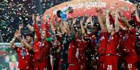Liverpool comemora título do Mundial de Clubes da Fifa
21/12/2019
REUTERS/Corinna Kern  Foto: Reuters