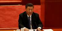 Presidente da China, Xi Jinping, em Pequim
23/10/2020 REUTERS/Carlos Garcia Rawlins  Foto: Reuters