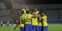 Brasil vence Uruguai fora e mantém 100% nas Eliminatórias  Foto: Reuters