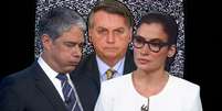 ‘Deu ruim’: Bonner, Bolsonaro e Renata enfrentaram imprevistos com algumas horas de diferença quando falavam do mesmo assunto  Foto: Fotomontagem: Blog Sala de TV 