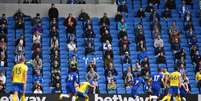 Amistoso entre Brighton e Chelsea, em agosto, teve presença de público no Falmer Stadium(Foto: Glyn Kirk / AFP)  Foto: Lance!