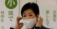 Governadora de Tóquio, Yuriko Koike, durante entrevista coletiva em Tóquio
25/11/2020 REUTERS/Kim Kyung-Hoon  Foto: Reuters