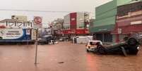 Chuva intensa causa estragos em São Carlos  Foto: Reprodução/ Twitter / Estadão