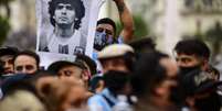 Maradona faleceu na última quarta-feira (Foto: RONALDO SCHEMIDT / AFP)  Foto: LANCE!