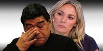 Pouco antes de morrer, Maradona pediu para ver Rocío, e ela não foi  Foto: Fotomontagem: Blog Sala de TV