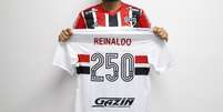 Reinaldo completou 250 jogos pelo São Paulo  Foto: Divulgação/SPFC / Estadão