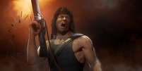 Rambo é novidade da DLC de Mortal Kombat Ultimate  Foto: Divulgação/ Warner Bros. Games