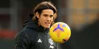 Edinson Cavani antes de partida do Manchester United
29/11/2020
Pool via REUTERS/Adam Davy  Foto: Reuters