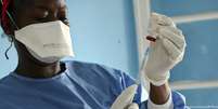 Vacina em teste &eacute; aplicada no Congo em 2018  Foto: DW / Deutsche Welle