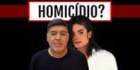 Maradona e Michael Jackson: fatalidade ou morte por descuido?  Foto: Fotomontagem: Blog Sala de TV 