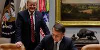 Donald Trump e Jair Bolsonaro: presidente brasileiro considerava colega americano como importante aliado  Foto: ALAN SANTOS/PRESIDÊNCIA DA REPÚBLICA / BBC News Brasil