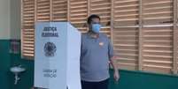 Presidente do Senado, Davi Alcolumbre compareceu a Macapá para votar nas eleições municipais 2020.   Foto: Instagram/@davialcolumbre/Divulgação / Estadão