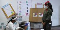 Eleições legislativas são realizadas na Venezuela sob forte tensão  Foto: EPA / Ansa