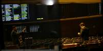 Plenário vazio da Câmara dos Deputados em decorrência da pandemia da Covid-19. 17/03/2020. REUTERS/Adriano Machado. 

  Foto: Reuters
