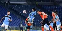 Lazio ficou no empate com o Brugge (Foto: Tiziana FABI / AFP)  Foto: LANCE!